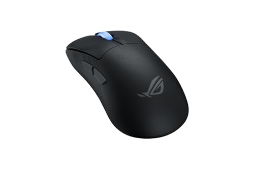 ASUS ROG Keris II Ace Wireless AimPoint Black Gaming Maus (ergonomisch, optischer Sensor ROG AimPoint Pro, 42.000 DPI, ROG Optical Micro Switches, USB, Bluetooth, 2,4-GHz-HF ROG SpeedNova, schwarz) Bild 2