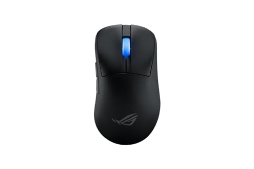 ASUS ROG Keris II Ace Wireless AimPoint Black Gaming Maus (ergonomisch, optischer Sensor ROG AimPoint Pro, 42.000 DPI, ROG Optical Micro Switches, USB, Bluetooth, 2,4-GHz-HF ROG SpeedNova, schwarz) Bild 3
