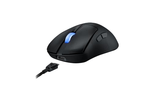 ASUS ROG Keris II Ace Wireless AimPoint Black Gaming Maus (ergonomisch, optischer Sensor ROG AimPoint Pro, 42.000 DPI, ROG Optical Micro Switches, USB, Bluetooth, 2,4-GHz-HF ROG SpeedNova, schwarz) Bild 7