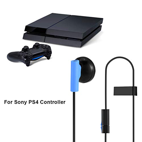 Gaming-Headset, 3,5-mm-Mikrofone Game Earbuds Mono-Chat-Headset In-Ear-Kopfhörer mit Mikrofonmikrofonen für Sony Playstation 4 PS4-Controller Bild 2