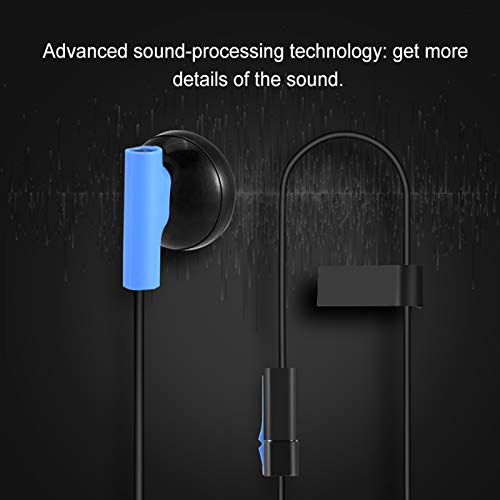 Gaming-Headset, 3,5-mm-Mikrofone Game Earbuds Mono-Chat-Headset In-Ear-Kopfhörer mit Mikrofonmikrofonen für Sony Playstation 4 PS4-Controller Bild 5