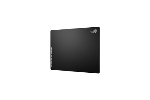 ASUS ROG Moonstone Ace L Black Gaming-Mauspad (gehärtetes Glas, Rutschfester Boden aus Silikon, 500 x 400 mm, schwarz) Bild 3