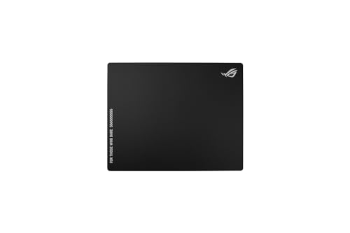ASUS ROG Moonstone Ace L Black Gaming-Mauspad (gehärtetes Glas, Rutschfester Boden aus Silikon, 500 x 400 mm, schwarz) Bild 4