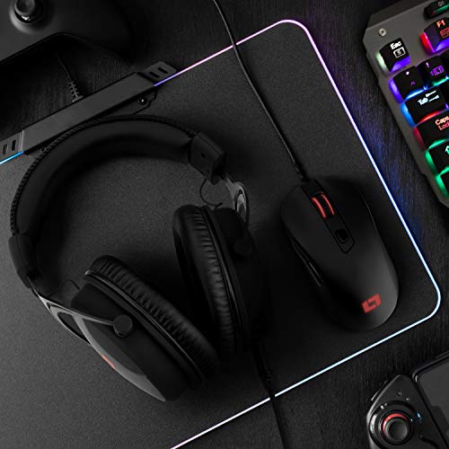 Lioncast ® LM60 Gaming Maus mit Kabel [PROGRAMMIERBARE Tasten] für PC - Beste MMO mit RGB Beleuchtung - USB Schwarz - PC Computer Maus mit Kabel Bild 7