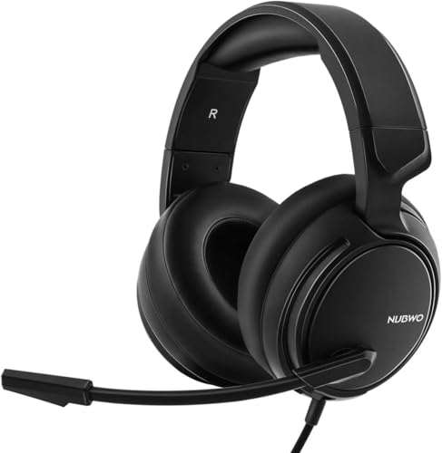 NUBWO N12 Gaming-Headset & Xbox One Headset & PS4 Headset, 3,5 mm Surround-Stereo-Gaming-Kopfhörer mit Mikrofon, weicher Memory-Ohrenschützer für PC, Laptop Bild 1