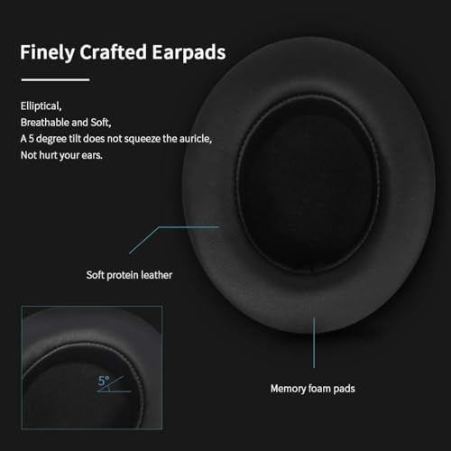 NUBWO N12 Gaming-Headset & Xbox One Headset & PS4 Headset, 3,5 mm Surround-Stereo-Gaming-Kopfhörer mit Mikrofon, weicher Memory-Ohrenschützer für PC, Laptop Bild 3