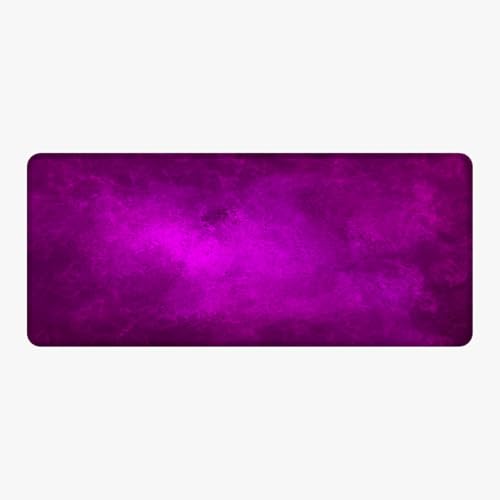 Silent Monsters Mauspad XXL 900 x 400 mm großes Mousepad lila - Vernähter Rand, rutschfest & leise, für Gaming Büro Office Homeoffice - Tastatur - 90 x 40 cm groß Mouse Pad Mat - alle Maus Arten Bild 1