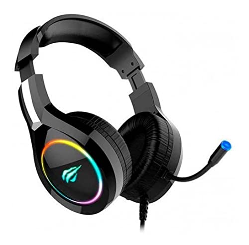 Havit Gamenote RGB Gaming Headset mit Kabel HV-H2232D – 50 mm Treiber für intensiven Klang - 3,5 mm & USB-Anschluss, Verstellbarer Kopfbügel - Kompatibel mit PC, Laptop, Handy, Tablets & Konsolen Bild 5