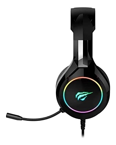Havit Gamenote RGB Gaming Headset mit Kabel HV-H2232D – 50 mm Treiber für intensiven Klang - 3,5 mm & USB-Anschluss, Verstellbarer Kopfbügel - Kompatibel mit PC, Laptop, Handy, Tablets & Konsolen Bild 7