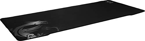 MSI Agility GD70 - XL Gaming Mauspad, Gaming Oberfläche mit Seidentextur, weiche, gesäumte Kanten, rutschfeste Unterlage - 900 x 400 x 3 mm Bild 4