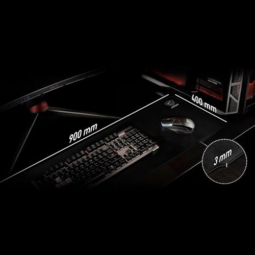 MSI Agility GD70 - XL Gaming Mauspad, Gaming Oberfläche mit Seidentextur, weiche, gesäumte Kanten, rutschfeste Unterlage - 900 x 400 x 3 mm Bild 7