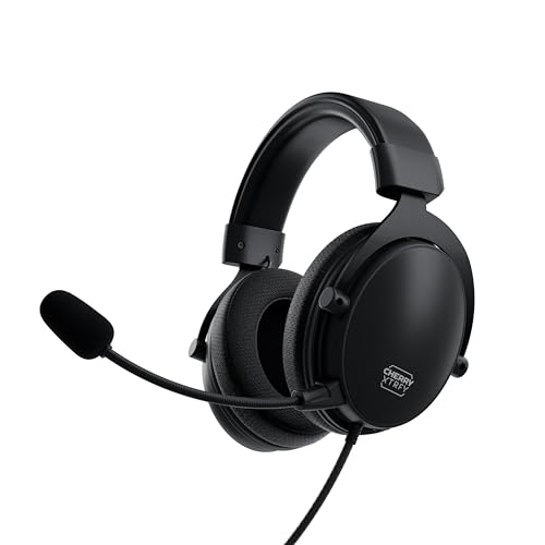 Xtrfy H2, Profi Gaming-Headset, Optimiert für E-Sports, Extra Große Ohrkissen mit Memory-Schaumstoffpolstern, Abnehmbares Mikrofon, Geflochtenes Kabel, Schwarz Bild 1
