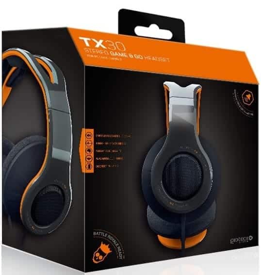 Gioteck TX-30 Gaming Headset 3,5 mm Klinke schnurgebunden Over Ear Schwarz, Orange Bild 2