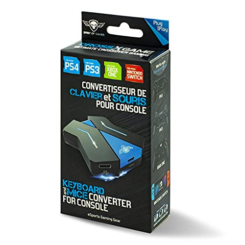 SPIRIT OF GAMER - Adapter Maus Tastatur - Kompatibel Controller PS4/PS3/Switch/XBOX- Converter für Konsole - Spielen Sie mit Tastatur und Maus Dank CROSSGAME 1 Bild 4