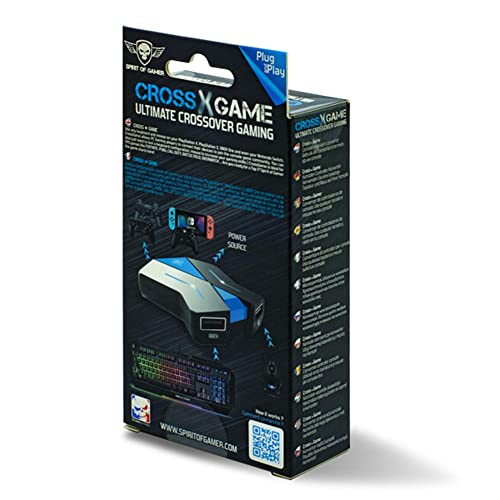 SPIRIT OF GAMER - Adapter Maus Tastatur - Kompatibel Controller PS4/PS3/Switch/XBOX- Converter für Konsole - Spielen Sie mit Tastatur und Maus Dank CROSSGAME 1 Bild 5