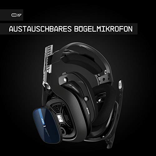 ASTRO Gaming A40 TR Gaming-Headset mit Kabel, ASTRO Audio V2, Dolby ATMOS, 3,5mm Anschluss, Austauschbares Mikrofon, für PS5, PS4, PC, Mac, Nintendo Switch - Schwarz/Blau Bild 5