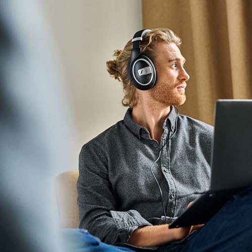Sennheiser HD 599 SE – Offene Kopfhörer mit Premium-Design, natürlich ausbalanciertem Klang; Headphones für Musik, Gaming, Schule und Arbeit, Schwarz Bild 2