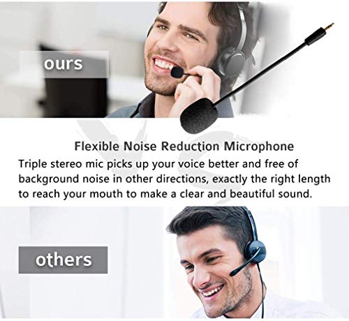 Ersatz-Mikrofon, 3,5 mm kompatibel mit Turtle Beach Ear Force Gaming Headsets für Xbox One PS4 PC Computer Gaming Kopfhörer 2 Stück Bild 4