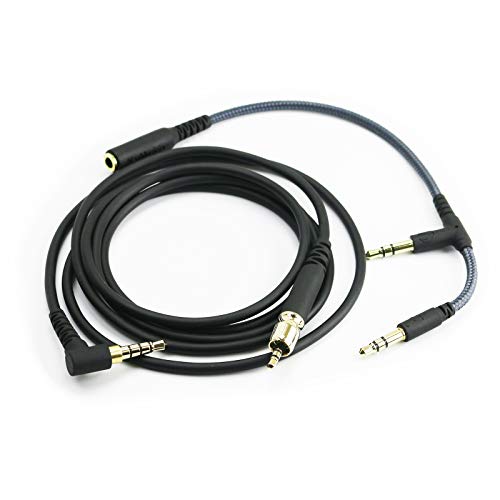 Ersatz-Audiokabel, kompatibel mit Sennheiser Kopfhörer Game ONE, Game Zero, PC 373D, GSP 350, GSP 500, GSP 600 1.3m/4.3ft Bild 3