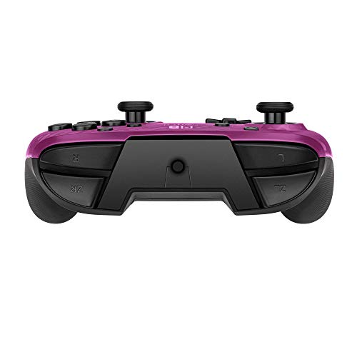 PDP Gaming Faceoff Deluxe+ verkabelt Switch Pro Controller - lila Camo - Offiziell Lizenziert durch Nintendo - Customizable buttons and paddles - Ergonomic Controllers Bild 7