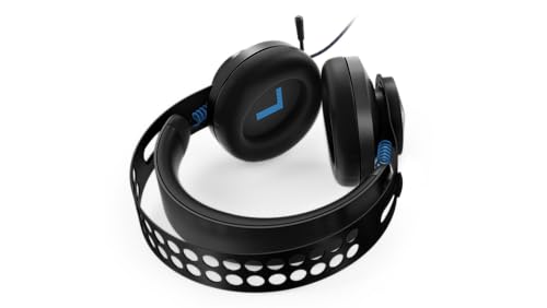 Lenovo Legion H300 Stereo Gaming Headset, Noise-Cancelling Mikrofon, Memory Foam & PU Leder Ohrmuscheln, Edelstahl Headband, PC, PS4, Xbox One, Nintendo Switch, Mac, GXD0T69863, Schwarz Bild 2