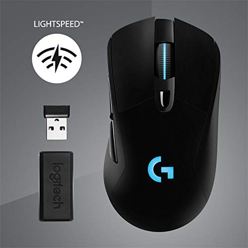 Logitech G 910-005640 Gaming-Maus, Schwarz, G703 Lightspeed Bild 2