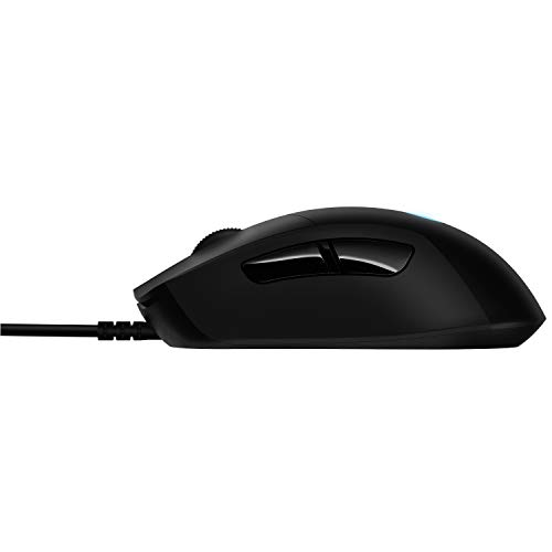 Logitech G403 HERO Gaming-Maus mit HERO 25K DPI Sensor, LIGHTSYNC RGB, geringes Gewicht von 87g und optionales 10g Gewicht, geflochtenes Kabel, PC/Mac - Schwarz Bild 5