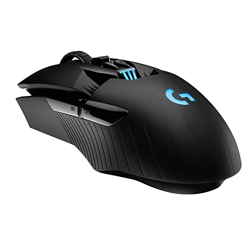 Logitech G903 LIGHTSPEED kabellose Gaming-Maus mit HERO 25K DPI Sensor, Wireless Verbindung, 140+ Stunden Akkulaufzeit, LIGHTSYNC RGB, POWERPLAY-kompatibel, PC/Mac - Schwarz Bild 1