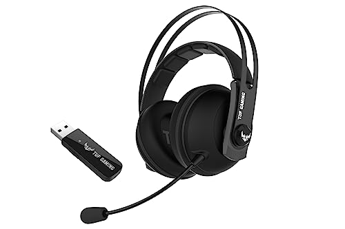 ASUS TUF Gaming H7 Wireless Headset (kabellos, 15 Stunden Akkulaufzeit, geeignet für PC, PS4, Xbox) schwarz / gun metal Bild 1