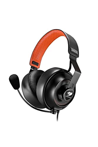 COUGAR Gaming Phontum S Binaural Kopfband Schwarz, Orange - Headsets (PC/Spiele, Binaural, Kopfband, Schwarz, Orange, Verkabelt, 1,2 m) Bild 1