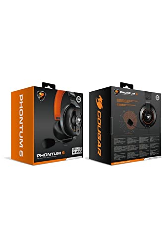 COUGAR Gaming Phontum S Binaural Kopfband Schwarz, Orange - Headsets (PC/Spiele, Binaural, Kopfband, Schwarz, Orange, Verkabelt, 1,2 m) Bild 7