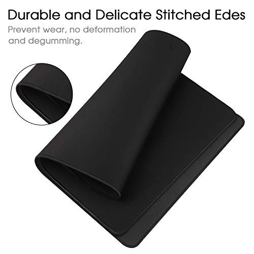 mauspad/Gaming Mauspad 900 x 400 x 3mm/ XXL Mousepad/Tischunterlage Large Size/Verbessert Präzision und Geschwindigkeit(90x40 Black) Bild 3