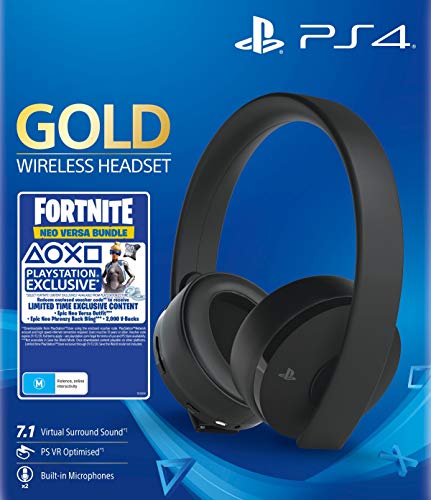 Sony Gold Black Wireless 7.1 Gaming Headset - Fortnite Neo Versa Bundle PS4 [ Bild 1