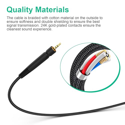 GSP600 UNP PC-Kabel, kompatibel mit Game Zero PC 373D GSP 350 GSP 500 GSP 600 Gaming Headset Bild 5