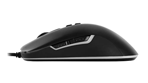 Qpad DX-80 Pro Gaming Maus, Optical Mouse, bis zu 8.000 DPI, LED Beleuchtung, Schwarz Bild 3