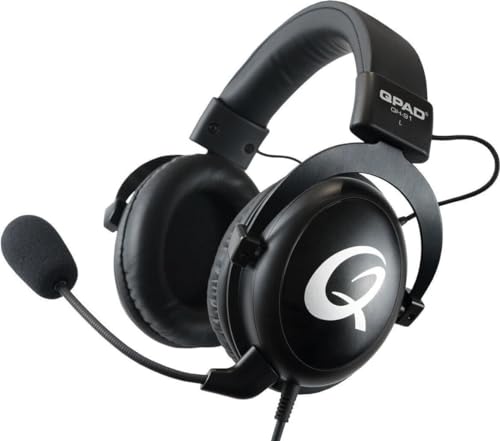 QH-92 Pro Gaming Headset Premium - Kopfhörer für PC-Gaming - PS4 - XBox - Nintendo Switch - Laptop - Smartphone und Tablet - Over Ear - 53-mm Treiber und Mikrofon mit Rauschunterdrückung Bild 1
