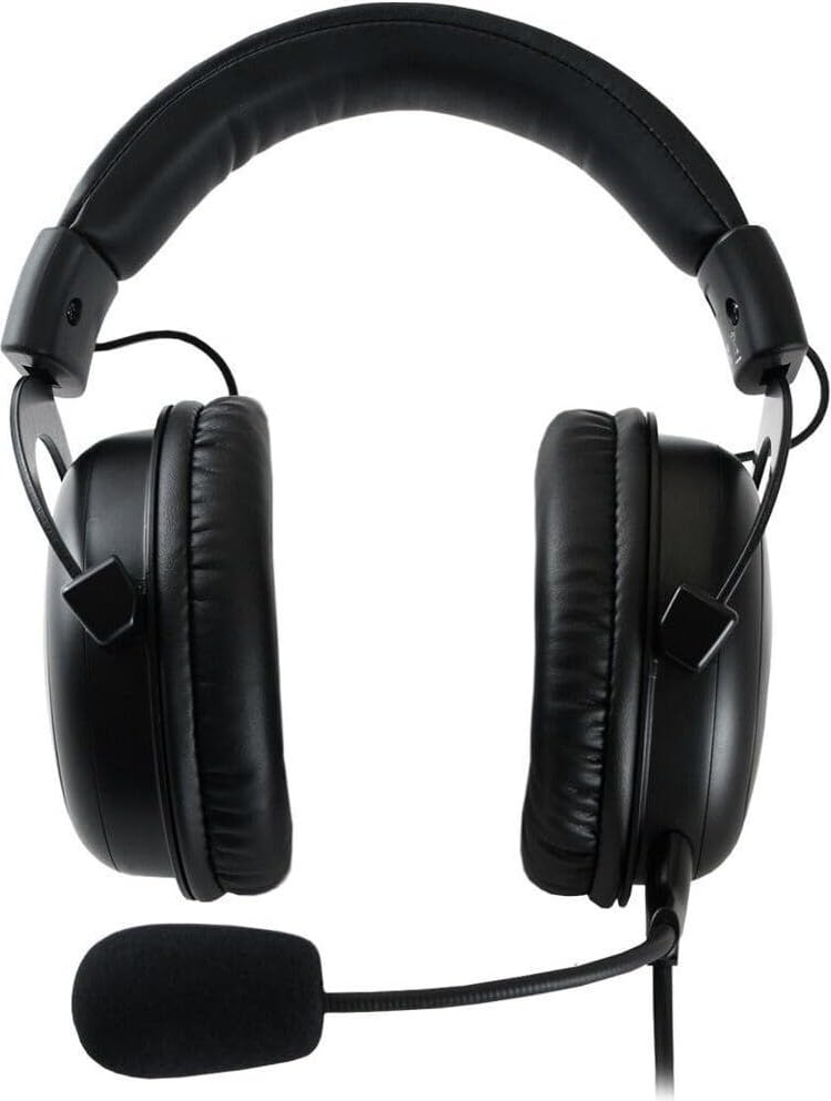 QH-92 Pro Gaming Headset Premium - Kopfhörer für PC-Gaming - PS4 - XBox - Nintendo Switch - Laptop - Smartphone und Tablet - Over Ear - 53-mm Treiber und Mikrofon mit Rauschunterdrückung Bild 2