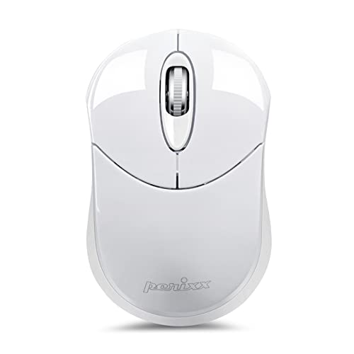 Perixx PERIMICE-802W Bluetooth Maus Optisch Weiß Glanzend Bild 1