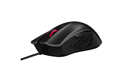 ASUS ROG Gladius II Core Gaming-Maus (6200 DPI Sensor, Aura Sync Beleuchtung, Abnehmbare Schalter) schwarz Bild 2