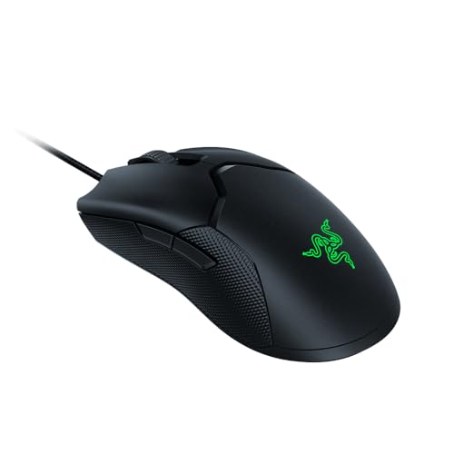 Razer Viper - Kabelgebundene Gaming Maus mit nur 69g Gewicht für PC/Mac (Ultraleicht, beidhändig, Speedflex-Kabel, optischer 5G Sensor, integrierter DPI-Speicher, Chroma RGB Beleuchtung) Schwarz Bild 3