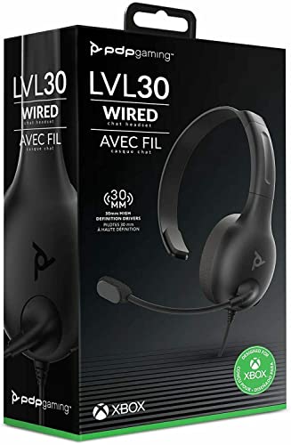 PDP LVL30 verkabelt Kopfhörer mit Single-Sided One Ear Headphone für PC, Xbox - Mac, Tablet Compatible - Noise-Cancelling Mic - Lightweight, Cool Comfürt, Great für Gaming , schwarz Bild 3