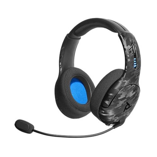 PDP Gaming LVL50 Wireless Kopfhörer mit Mic für or PlayStation, PS4, PS5 - PC, Laptop Compatible - Geräuschunterdrückung Mikrofon, Bass Boost, Soft Comfürt Over Ear Headphones - schwarz camo Bild 3