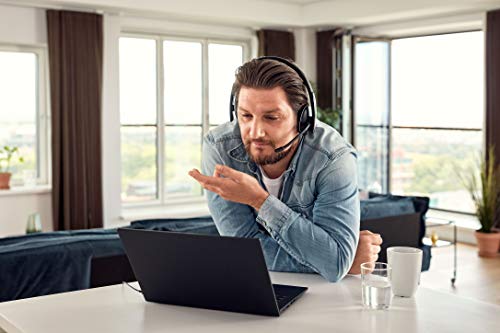 Sennheiser PC 8.2 USB-On-Ear Headset PC,Kopfhörer mit Kabel,Integrierte Lautstärkeregelung, Geräuschunterdrückendes Mikrofon, Für Online-Anrufe -Unterricht, Mehrfarbig, Einheitsgröße Bild 6