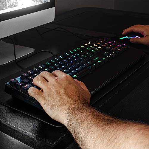 Deco Gear Gaming-Zubehör-Set – Mechanische 18-Muster, 104 Tasten, RGB-Tastatur, 11-Modus, RGB-Gaming-Maus und 81,3 x 30,5 cm erweitertes Mauspad Bild 5