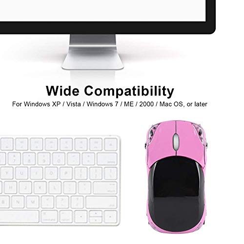 2.4G Wireless Maus für Kinder, Auto Design, 1600DPI Optische Maus mit USB Empfänger, für Mac/ME/Windows PC/Tablet Gaming Office Bild 6