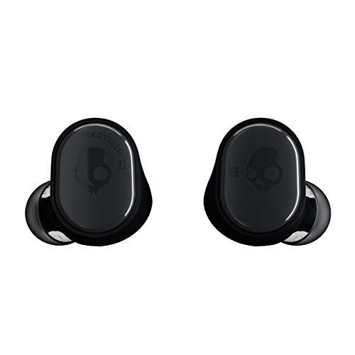 Skullcandy Sesh True Wireless In-Ear-Kopfhörer mit Ladeetui, Bluetooth-Technologie und Mikrofon, Bis zu 10 Stunden Akkulaufzeit, Schweiß-, Wasser- und Staubresistent (IP55), Schwarz S2TDW-M003 L Bild 2