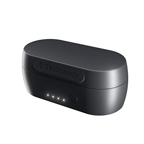 Skullcandy Sesh True Wireless In-Ear-Kopfhörer mit Ladeetui, Bluetooth-Technologie und Mikrofon, Bis zu 10 Stunden Akkulaufzeit, Schweiß-, Wasser- und Staubresistent (IP55), Schwarz S2TDW-M003 L Bild 4