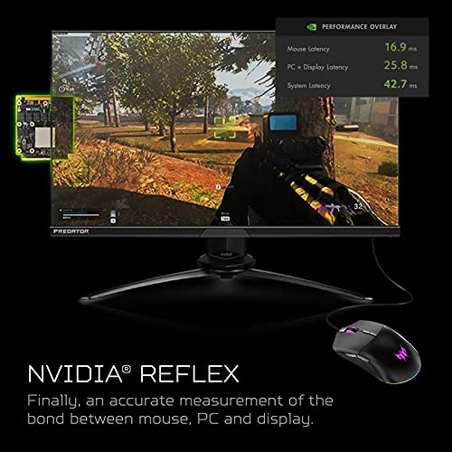 Acer Predator Cestus 330 Gaming-Maus mit PixArt 335-Sensor, einstellbare DPI-Einstellungen, 16,8 Millionen RGB-Farbbeleuchtungs-Kombinationen und NVIDIA Reflex Bild 6