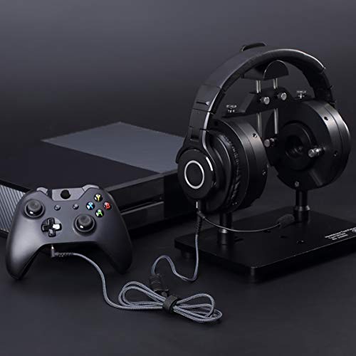 Boompro Spielmikrofon mit Ausleger mit Kabel, Lautstärkeregler für PlayStation PS4 oder Xbox One, PC, kompatibel mit ATH M50x, M40x, M70x (150cm) Bild 6