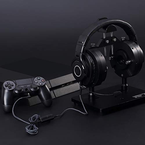 Boompro Spielmikrofon mit Ausleger mit Kabel, Lautstärkeregler für PlayStation PS4 oder Xbox One, PC, kompatibel mit ATH M50x, M40x, M70x (150cm) Bild 7